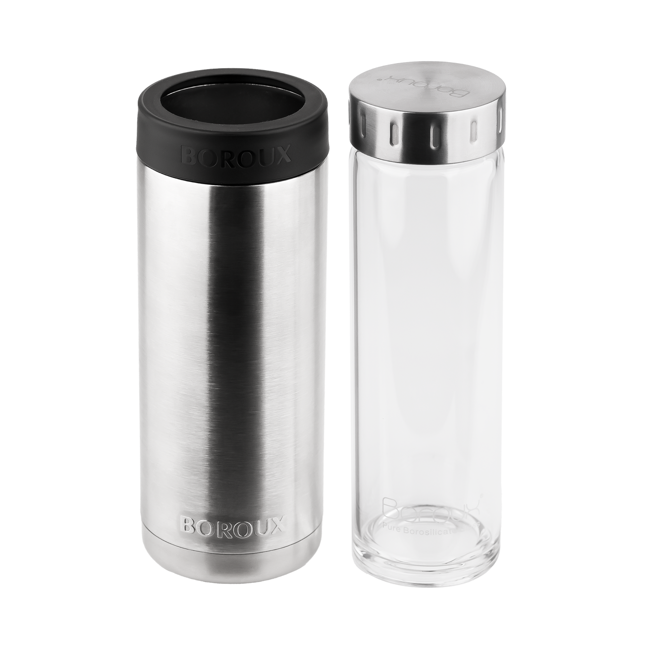 Glass Water Bottle + Move Sleeve (16.9 oz)