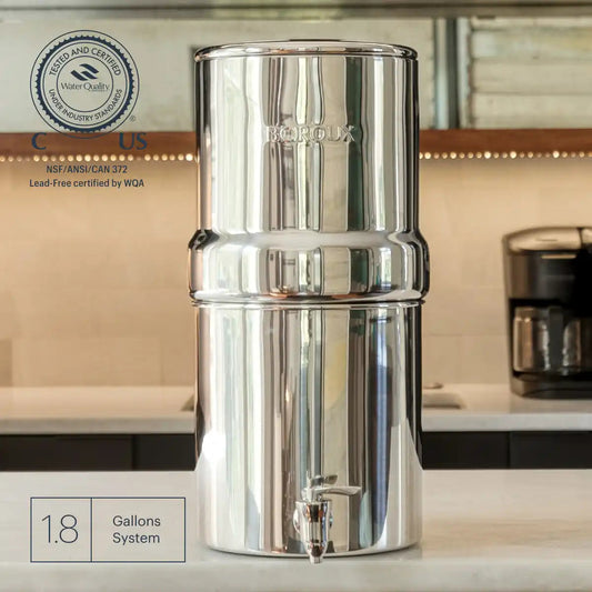 BOROUX Legacy™ Compact Water Filter System (1.8 gal)