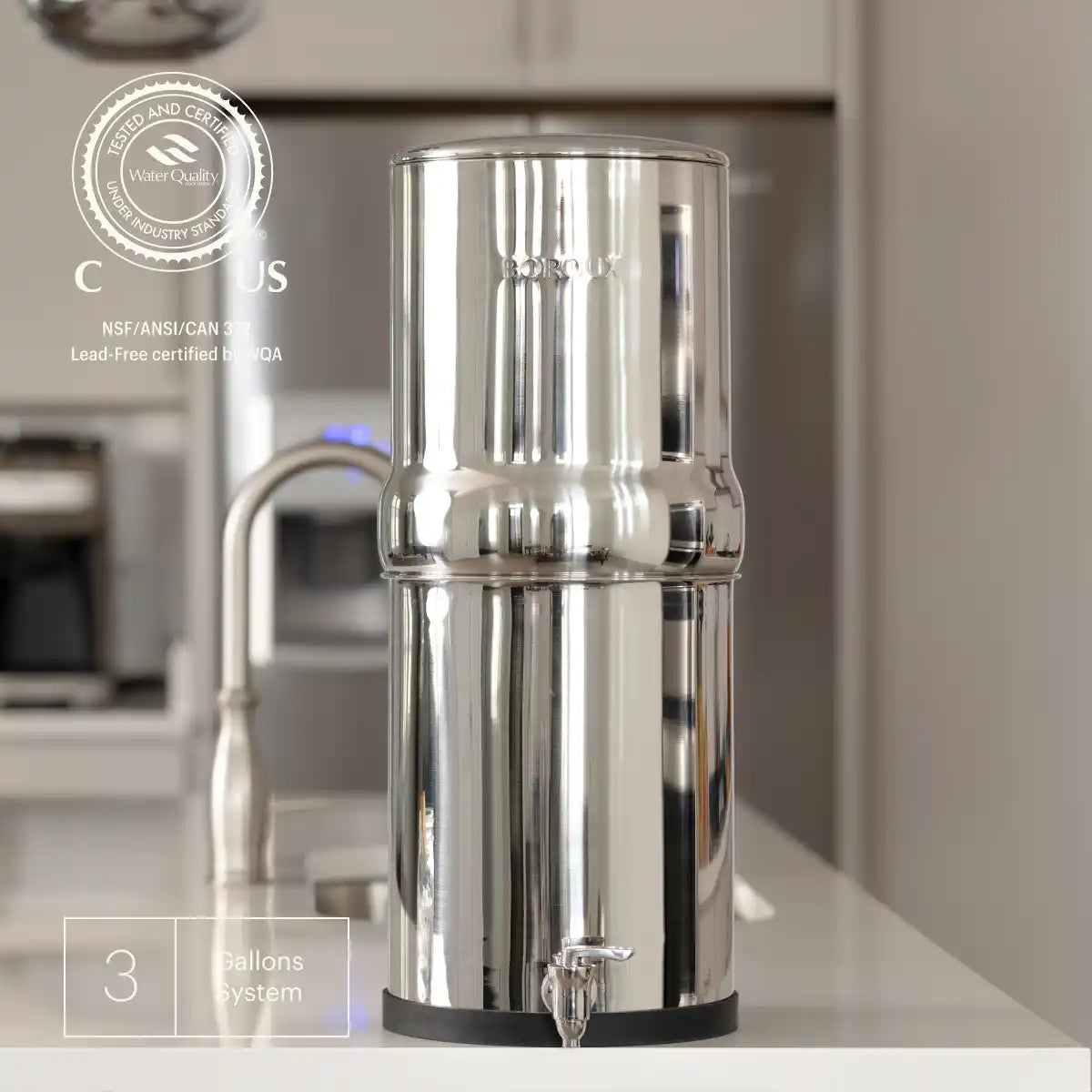 BOROUX Legacy™ Water Filter System (3 gal)
