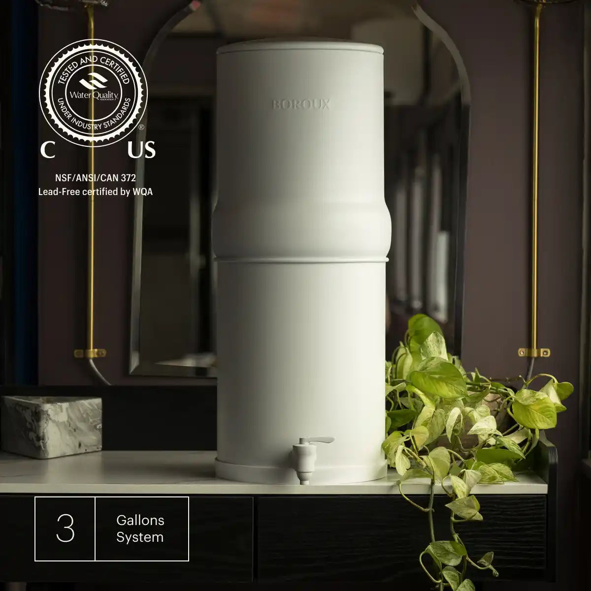 BOROUX Legacy™ Water Filter System (3 gal)